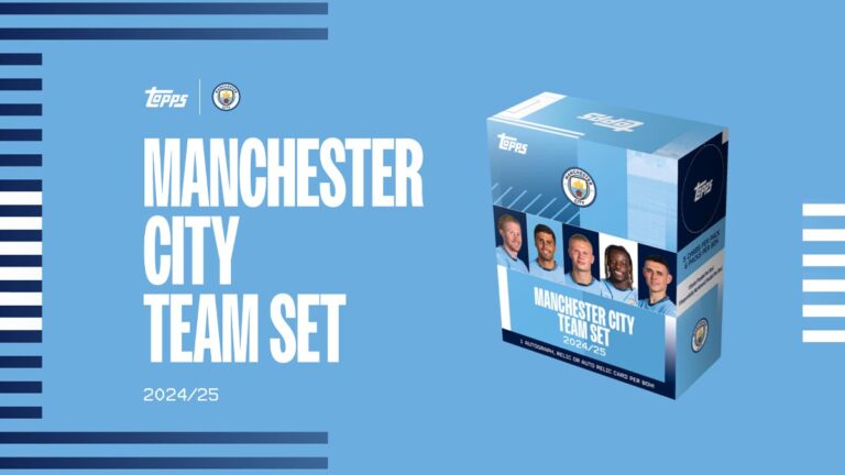 2024-25 TOPPS Manchester City Official Team Set Soccer Cards - Header