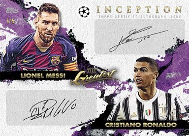 2020-21 TOPPS Inception UEFA Champions League Soccer - Dual Autograph Card