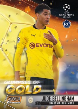 TOPPS Stadium Club Chrome UEFA Champions League Soccer - Glimpses of Gold Insert