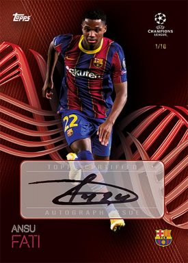 TOPPS On Demand UEFA Champions League 2020/21 Kockout Set - Autograph Card