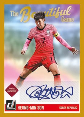 2021-22 PANINI Donruss Road to Qatar Soccer Cards - The Beautiful Game Autograph