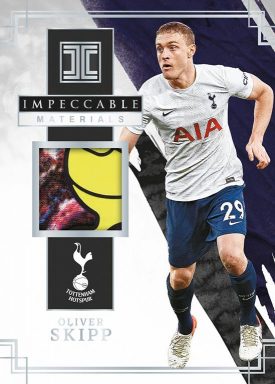 2021-22 PANINI Impeccable Premier League Soccer Cards - Impeccable Materials Memorabilia