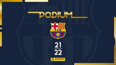 2021-22 PANINI Podium FC Barcelona Soccer Cards - Header