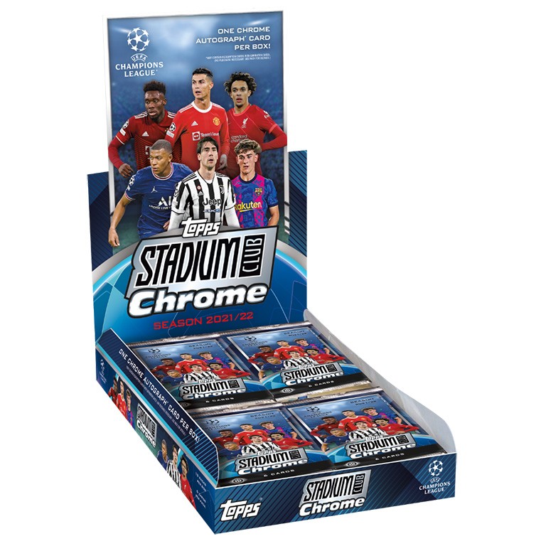 202122 TOPPS Stadium Club Chrome UEFA Champions League Soccer Cards collectosk