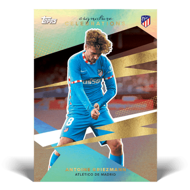 2021-22 TOPPS Atlético de Madrid Official Team Set - Griezmann Signature Celebrations