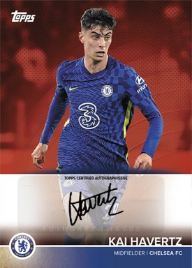 2021-22 TOPPS Chelsea FC Official Team Set Soccer Cards - Autograph Card