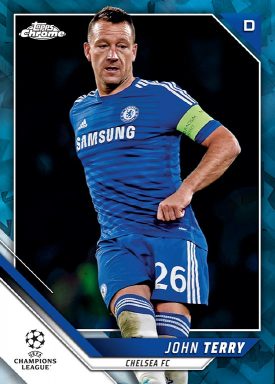 2021-22 TOPPS Chrome Sapphire Edition UEFA Champions League Soccer Cards - Base Card Legend Variation Terry