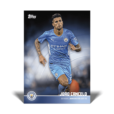 2021-22 TOPPS Manchester City Official Team Set Soccer Cards - Cancelo