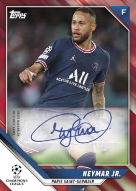 2021-22 TOPPS UEFA Champions League Soccer Cards - Base Autograph