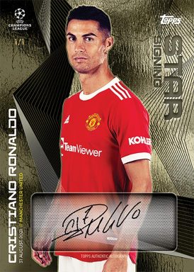 2021-22 TOPPS On Demand UEFA Champions League Summer Signings Set - Autograph Card