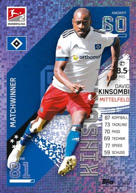 Topps Bundesliga Match Attax 2021/22 Trading Card Game - Matchwinner 2. Bundesliga