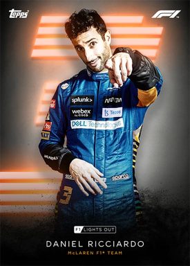 2021 TOPPS Formula 1 Lights Out Racing Cards - Base Card