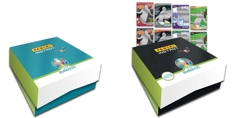 PANINI Instant UEFA Euro 2020 Soccer Cards - Collectors Box