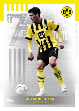 2022-23 TOPPS Borussia Dortmund Helden in Schwarzgelb Official Team Set Soccer Cards - Helden von Heute Reyna