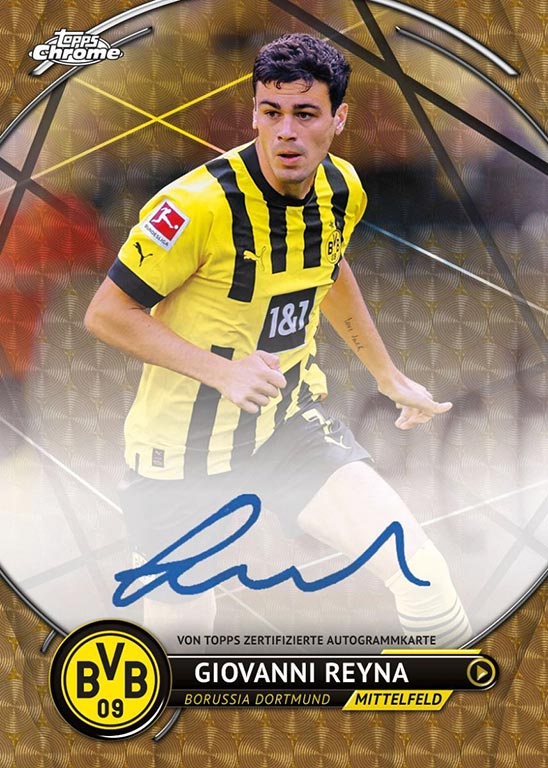 2022-23 TOPPS Chrome Borussia Dortmund Soccer Cards | collectosk