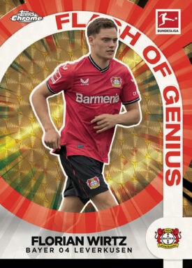 2022-23 TOPPS Chrome Bundesliga Soccer Cards - Flash of Genius Insert Wirtz