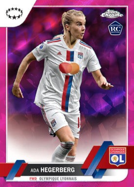 2022-23 TOPPS Chrome Sapphire Edition UEFA Women's Champions League Soccer Cards - Base Parallel Ada Hegerberg