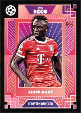 2022-23 TOPPS Deco UEFA Club Competitions Soccer Cards - Mane