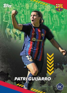 2022-23 TOPPS FC Barcelona Women Official Team Set Soccer Cards - Base Card Patri Guijarro