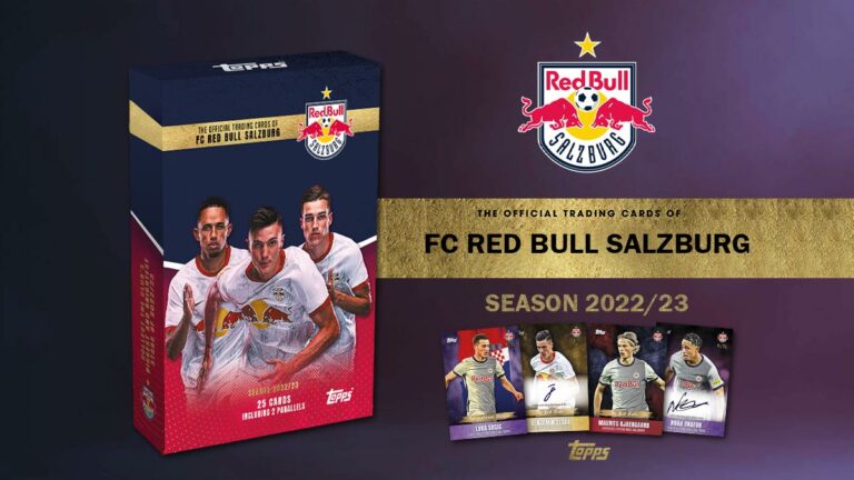 2022-23 TOPPS FC Red Bull Salzburg Official Team Set Soccer CArds