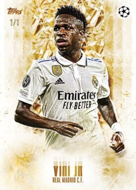 2022-23 TOPPS Platinum UEFA Club Competitions Jamal Musiala Curated Set Soccer Cards - Current Stars Vini Jr