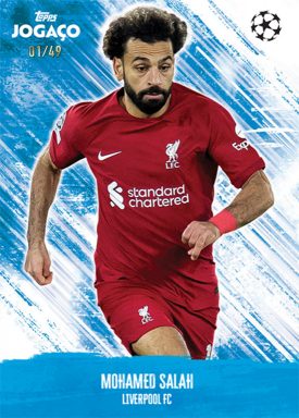 2022-23 TOPPS Jogaço UEFA Club Competitions Soccer Cards - Base Card Parallel Salah