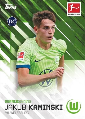 2022-23 TOPPS Summer Signings Bundesliga Soccer Cards - Base Card Kaminski