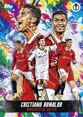 2022-23 TOPPS Platinum UEFA Club Competitions Jude Bellingham Curated Set Soccer Cards - Celebrations Card Cristiano Ronaldo