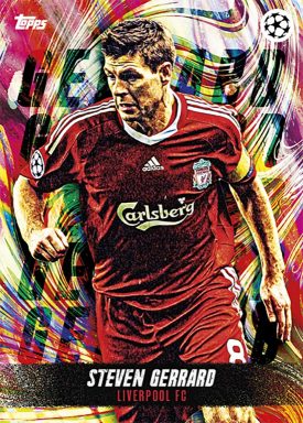 2022-23 TOPPS Platinum UEFA Club Competitions Jude Bellingham Curated Set Soccer Cards - Legends Card Gerrard