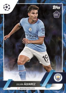 2022-23 TOPPS UEFA Club Competitions Soccer Cards - Base Parallel Alvarez