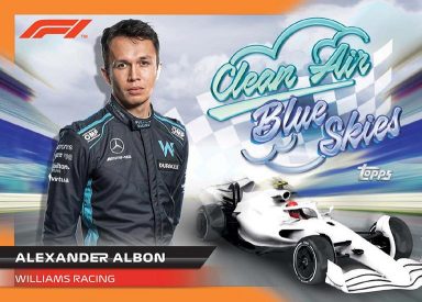 2022 TOPPS Formula 1 Racing Cards - Clean Air, Blue Skies Insert