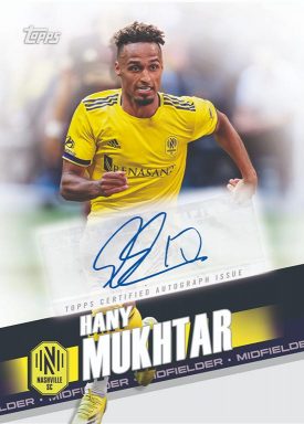 2022 TOPPS Major League Soccer Cards - Base Autograph