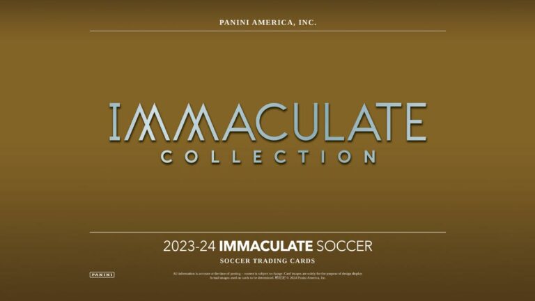 2023-24 PANINI Immaculate Collection Soccer Cards - Header