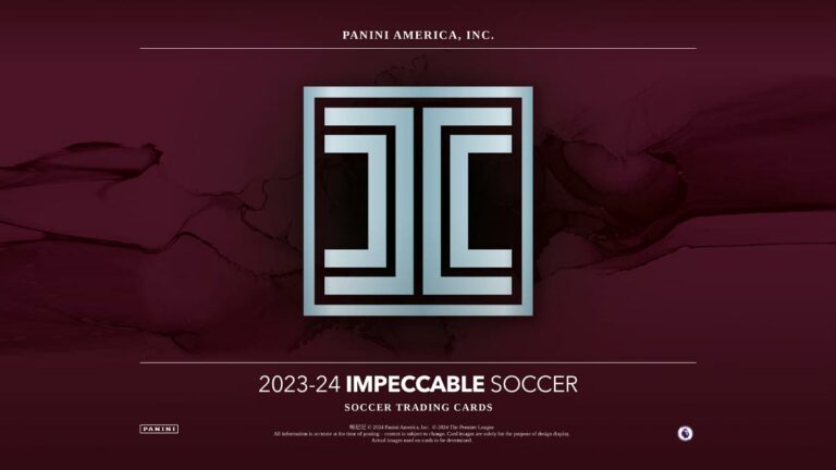 2023-24 PANINI Impeccable Premier League Soccer Cards - Header
