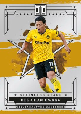 2023-24 PANINI Impeccable Premier League Soccer Cards - Stainless Stars Hee-Chan Hwang