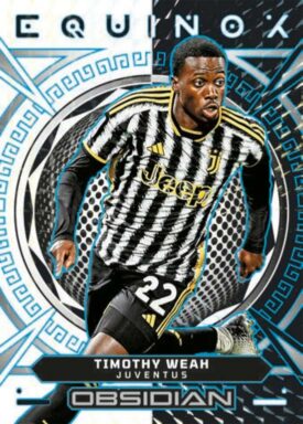 2023-24 PANINI Obsidian Soccer Cards - Equinox Insert Timothy Weah