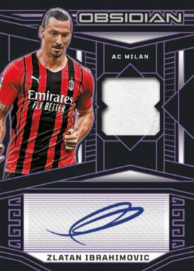 2023-24 PANINI Obsidian Soccer Cards - Jersey Autograph Zlatan Ibrahimovic