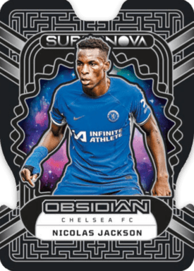 2023-24 PANINI Obsidian Soccer Cards - Supernova Insert Nicolas Jackson