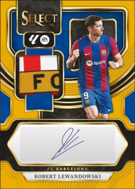 2023-24 PANINI Select LaLiga Soccer Cards - Autographed Memorabilia Robert Lewandowski