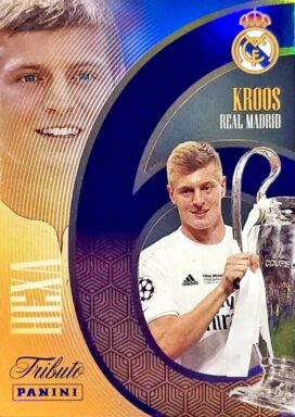 2023-24 PANINI Tribute Real Madrid Tricampeones Soccer Cards - Hexa Insert Toni Kroos