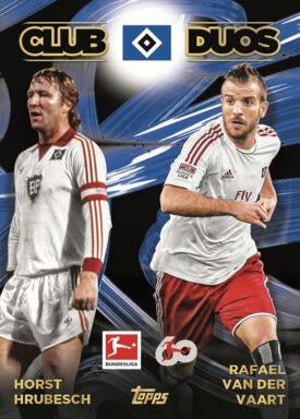 2023-24 TOPPS 60 Years Celebration Bundesliga Soccer Cards - Club Duo Legends Horst Hrubesch / Rafael van der Vaart