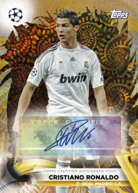 2023-24 TOPPS Carnaval UEFA Club Competitions Soccer Cards - Base Autograph Cristiano Ronaldo
