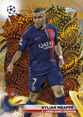 2023-24 TOPPS Carnaval UEFA Club Competitions Soccer Cards - Base Card Kylian Mbappé