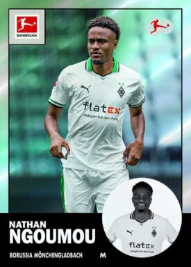 2023-24 TOPPS Chrome Bundesliga Soccer Cards - 1963 Topps Insert Nathan Ngoumou