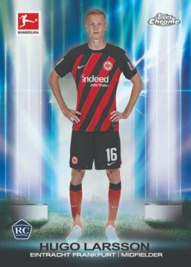 2023-24 TOPPS Chrome Bundesliga Soccer Cards - Ultrabeam Insert Hugo Larsson