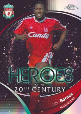 2023-24 TOPPS Chrome Liverpool FC Soccer Cards - Heroes of the 20th century John Barnes