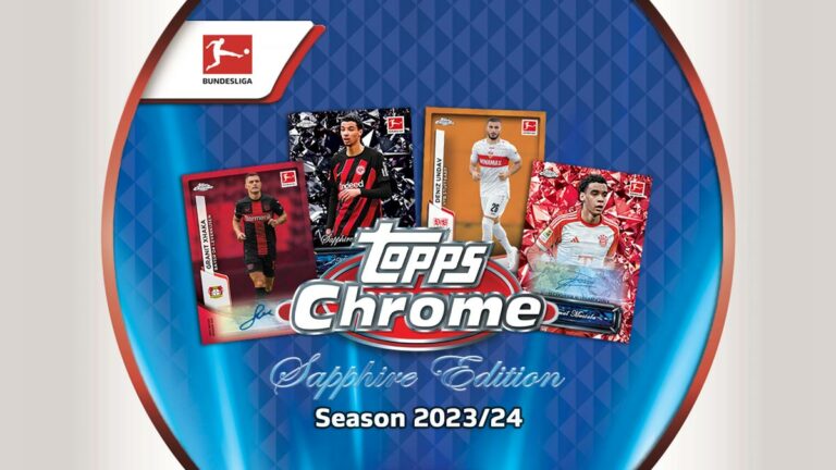 2023-24 TOPPS Chrome Sapphire Edition Bundesliga Soccer Cards - Header