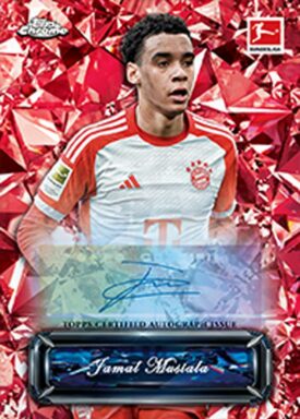 2023-24 TOPPS Chrome Sapphire Edition Bundesliga Soccer Cards - Sapphire Selection Autograph Jamal Musiala
