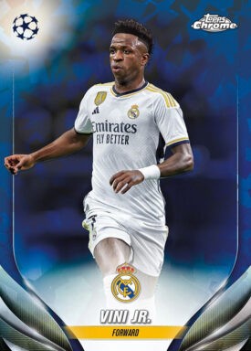 2023-24 TOPPS Chrome Sapphire Edition UEFA Club Competitions Soccer Cards - Base Card Vini Jr.