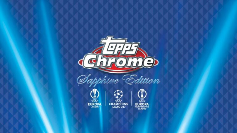 2023-24 TOPPS Chrome Sapphire Edition UEFA Club Competitions Soccer Cards - Header